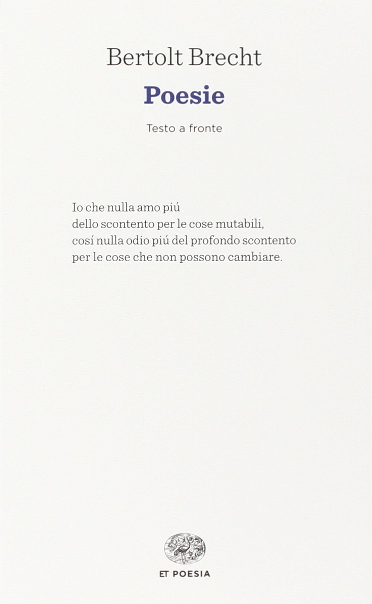 Le poesie. Bertolt Brecht