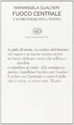 Fuoco centrale e altre poesie per il teatro
