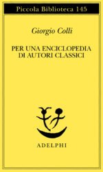 Per una enciclopedia di autori classici
